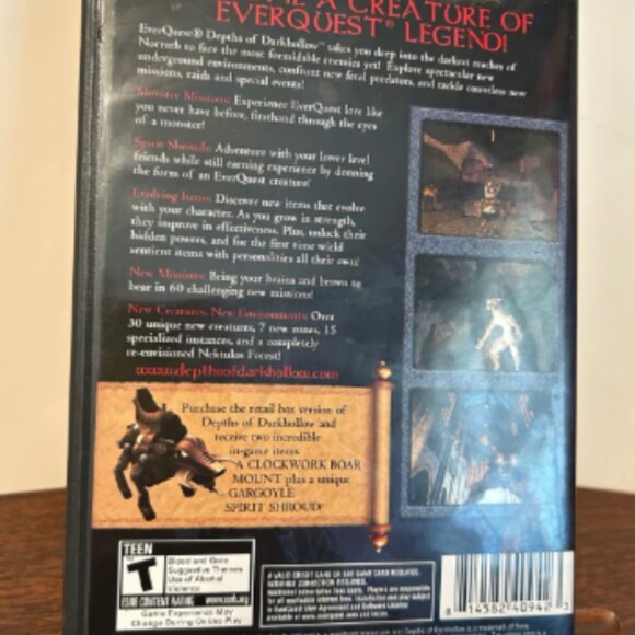 EverQuest Depths of Darkhollow PC Game CIB - Picture 2 of 5